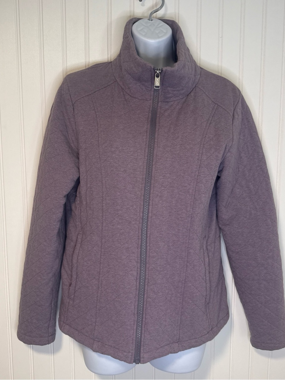 THE NORTH FACE Women's Danella Jacket Insulated Knit Heather Purple Medium M